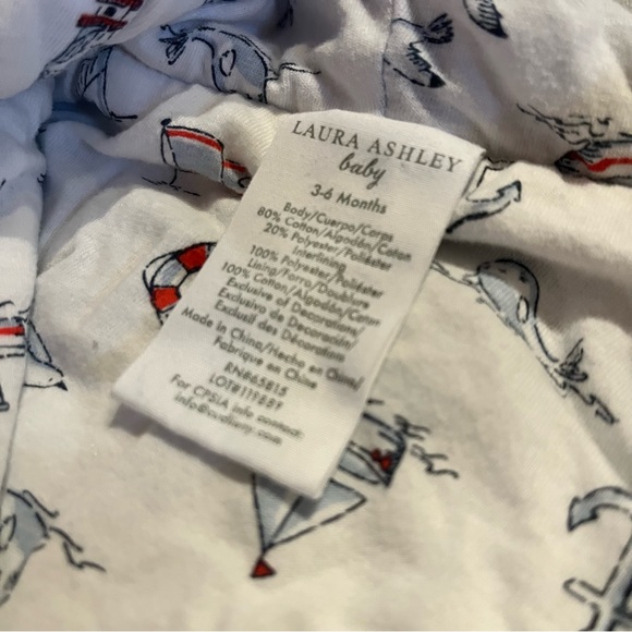 Laura Ashley Baby Quilted Baby Snowsuit - Picture 4 of 4